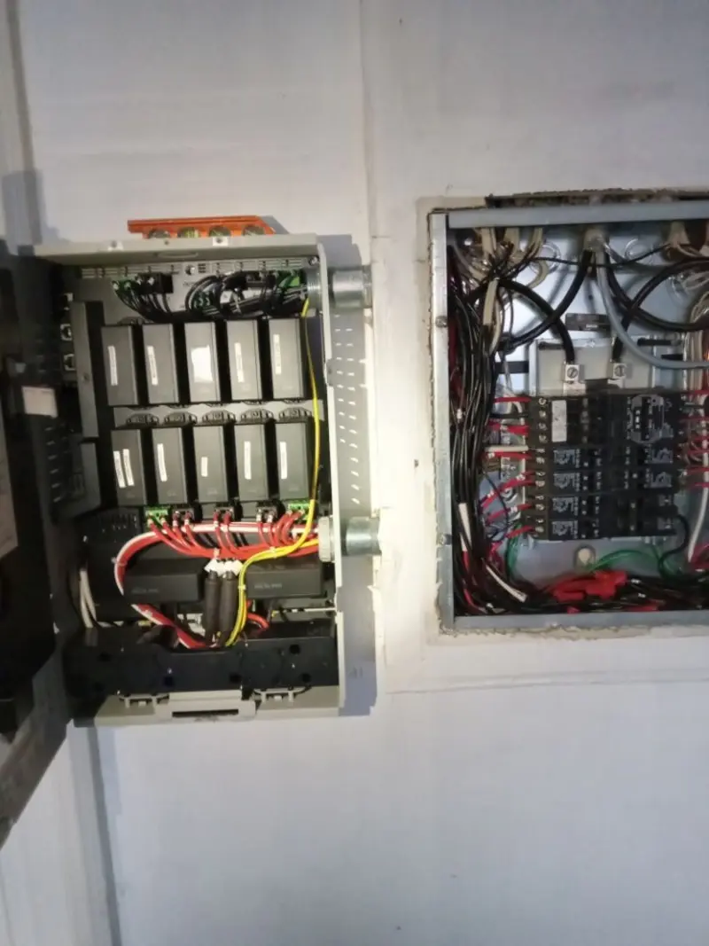 Electrical panel upgrade completed for Security Camera Wiring in Waterford
